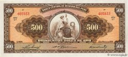 500 Soles PERú  1968 P.080a