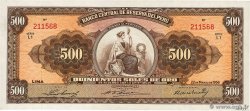 500 Soles PÉROU  1968 P.080a