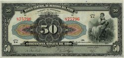 50 Soles PERú  1941 P.068Aa