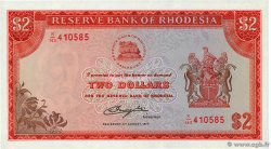 2 Dollars RHODESIA  1977 P.35c FDC