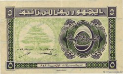 5 Piastres LIBANON  1942 P.034