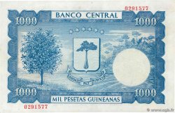 1000 Pesetas Guineanas GUINÉE ÉQUATORIALE  1969 P.03 pr.NEUF