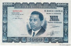 1000 Pesetas Guineanas ÄQUATORIALGUINEA  1969 P.03 fST