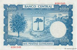 1000 Pesetas Guineanas GUINÉE ÉQUATORIALE  1969 P.03 SPL