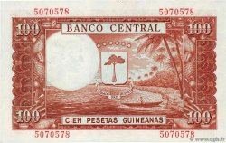 100 Pesetas Guineanas GUINÉE ÉQUATORIALE  1969 P.01 NEUF