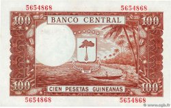 100 Pesetas Guineanas GUINÉE ÉQUATORIALE  1969 P.01 NEUF