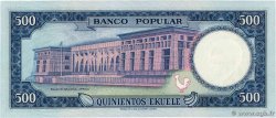 500 Ekuele GUINÉE ÉQUATORIALE  1975 P.07 pr.NEUF