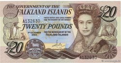 20 Pounds ÎLES FALKLAND  1984 P.15a SPL+