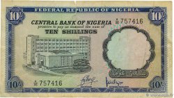 10 Shillings NIGERIA  1968 P.11a S