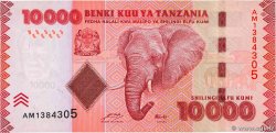 10000 Shilingi TANZANIA  2010 P.44a UNC