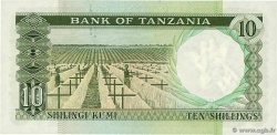 10 Shillings TANZANIA  1966 P.02e UNC