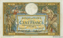 100 Francs LUC OLIVIER MERSON avec LOM FRANCE  1908 F.22.01 pr.TTB