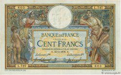 100 Francs LUC OLIVIER MERSON avec LOM FRANCE  1909 F.22.02 TTB