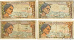 500 Francs - 100 Ariary Lot MADAGASCAR  1964 P.058a