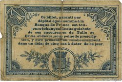 1 Franc FRANCE régionalisme et divers Corrèze 1915 JP.051.03 B+