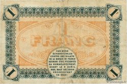 1 Franc FRANCE regionalismo e varie Châlon-Sur-Saône, Autun et Louhans 1920 JP.042.26 MB