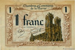 1 Franc FRANCE Regionalismus und verschiedenen Chalons, Reims, Épernay 1922 JP.043.02