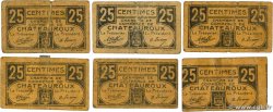 25 Centimes Lot FRANCE régionalisme et divers Chateauroux 1918 JP.046.33 B