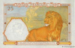 25 Francs type 1941 AFRIQUE ÉQUATORIALE FRANÇAISE Brazzaville 1943 A.115b NEUF