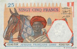 25 Francs AFRIQUE ÉQUATORIALE FRANÇAISE Brazzaville 1941 P.07a fST+