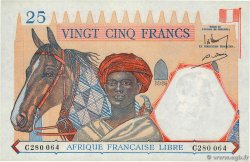 25 Francs AFRIQUE ÉQUATORIALE FRANÇAISE Brazzaville 1941 P.07a SPL+