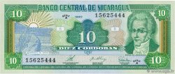 10 Cordobas NICARAGUA  1990 P.175 FDC