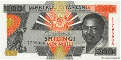 200 Shilingi TANZANIA  1993 P.25a UNC