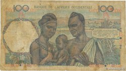 100 Francs FRENCH WEST AFRICA  1948 P.40 G