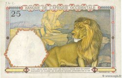 25 Francs AFRIQUE OCCIDENTALE FRANÇAISE (1895-1958)  1938 P.22 TTB