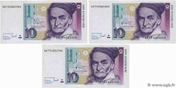 10 Deutsche Mark Lot GERMAN FEDERAL REPUBLIC  1993 P.38c