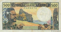 500 Francs TAHITI  1985 P.25d VF