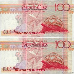 100 Rupees Consécutifs SEYCHELLES  1998 P.39 FDC