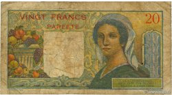 20 Francs TAHITI  1960 P.21c B