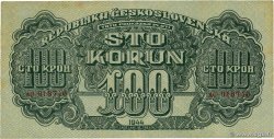 100 Korun CZECHOSLOVAKIA  1944 P.048a VF+