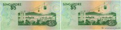 5 Dollars Consécutifs SINGAPUR  1976 P.10 FDC