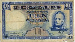 10 Gulden NIEDERLANDE  1945 P.075b S