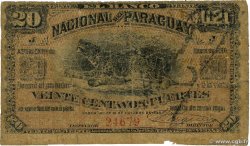 20 Centavos PARAGUAY  1886 PS.141 P