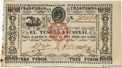 3 Pesos PARAGUAY  1868 P.031 fVZ