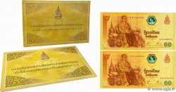 60 Baht Set de présentation TAILANDIA  2006 P.116 SC+