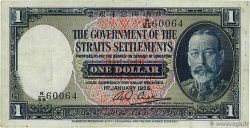 1 Dollar MALESIA - INSEDIAMENTI DELLO STRETTO  1935 P.16b q.BB