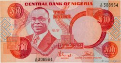 10 Naira NIGERIA  1984 P.25b fST+