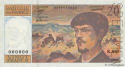 20 Francs DEBUSSY à fil de sécurité Spécimen FRANCE  1990 F.66bis.01Sp1 UNC-