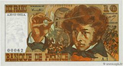 10 Francs BERLIOZ Petit numéro FRANCE  1972 F.63.01A1 UNC-