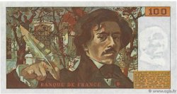 100 Francs DELACROIX Petit numéro FRANCE  1978 F.68.01A1 UNC-