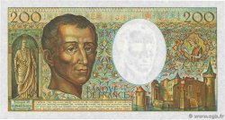 200 Francs MONTESQUIEU Petit numéro FRANKREICH  1981 F.70.01A1 ST