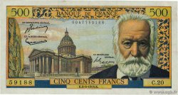 500 Francs VICTOR HUGO FRANCE  1954 F.35.02 TTB