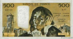 500 Francs PASCAL FRANCIA  1970 F.71.05 BC