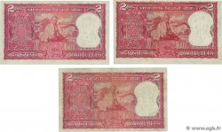 2 Rupees Lot INDIA  1970 P.067a VF+