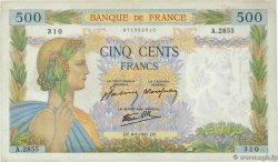 500 Francs LA PAIX FRANCIA  1941 F.32.16 q.SPL