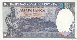 100 Francs RUANDA  1989 P.19a FDC